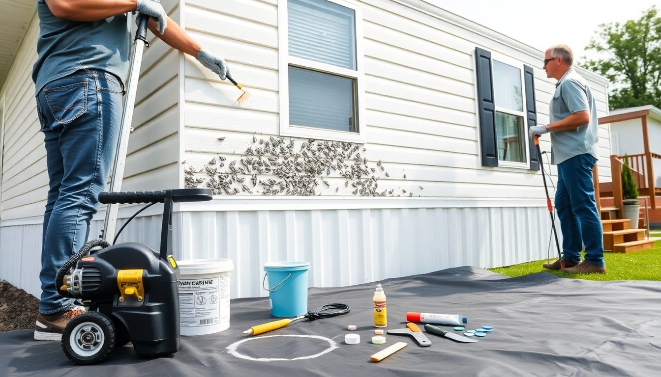 mobilehomeexteriors giveaway DIY exterior projects barnacles