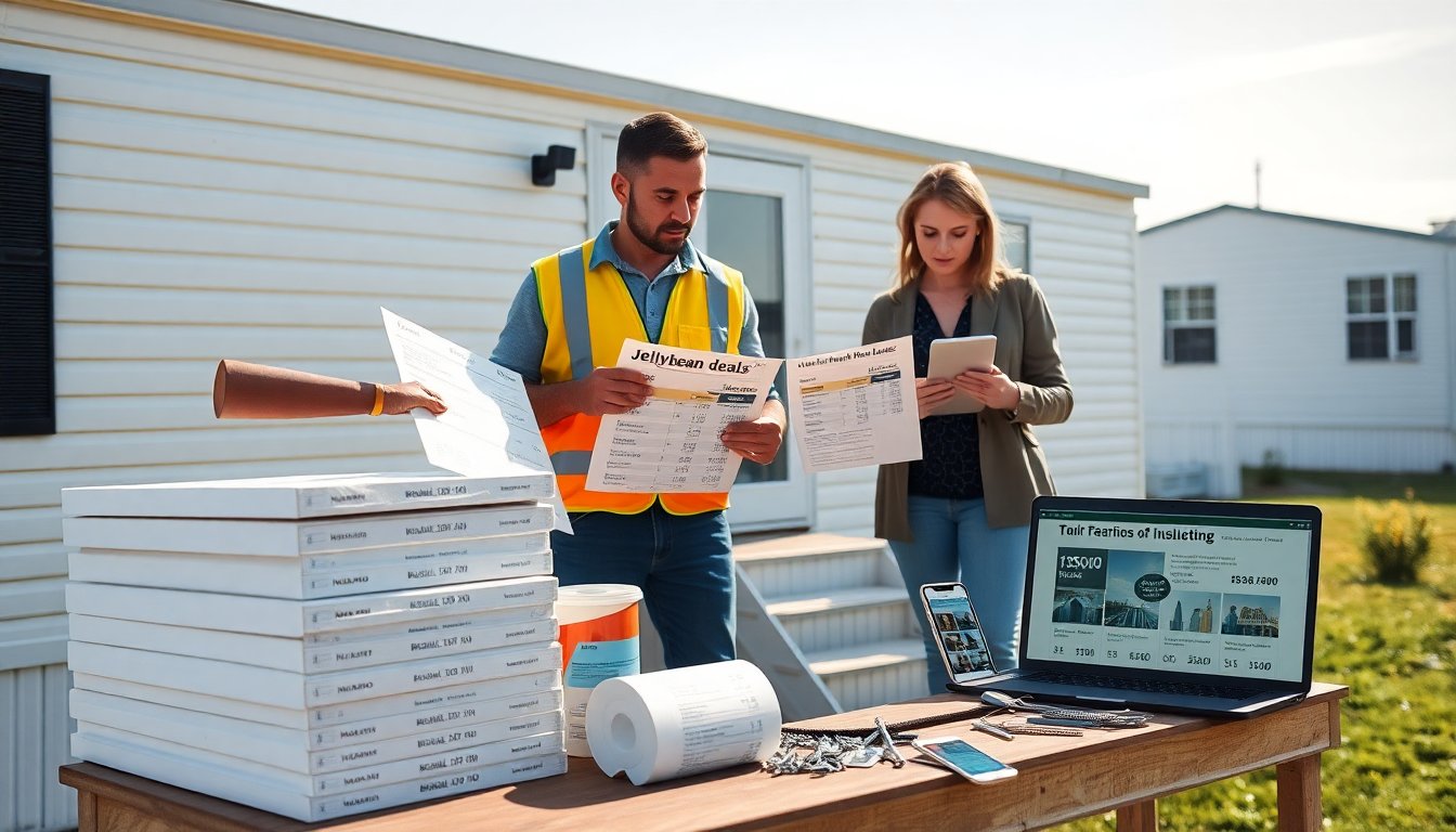 mobilehomeexteriors insulation jellybean deals