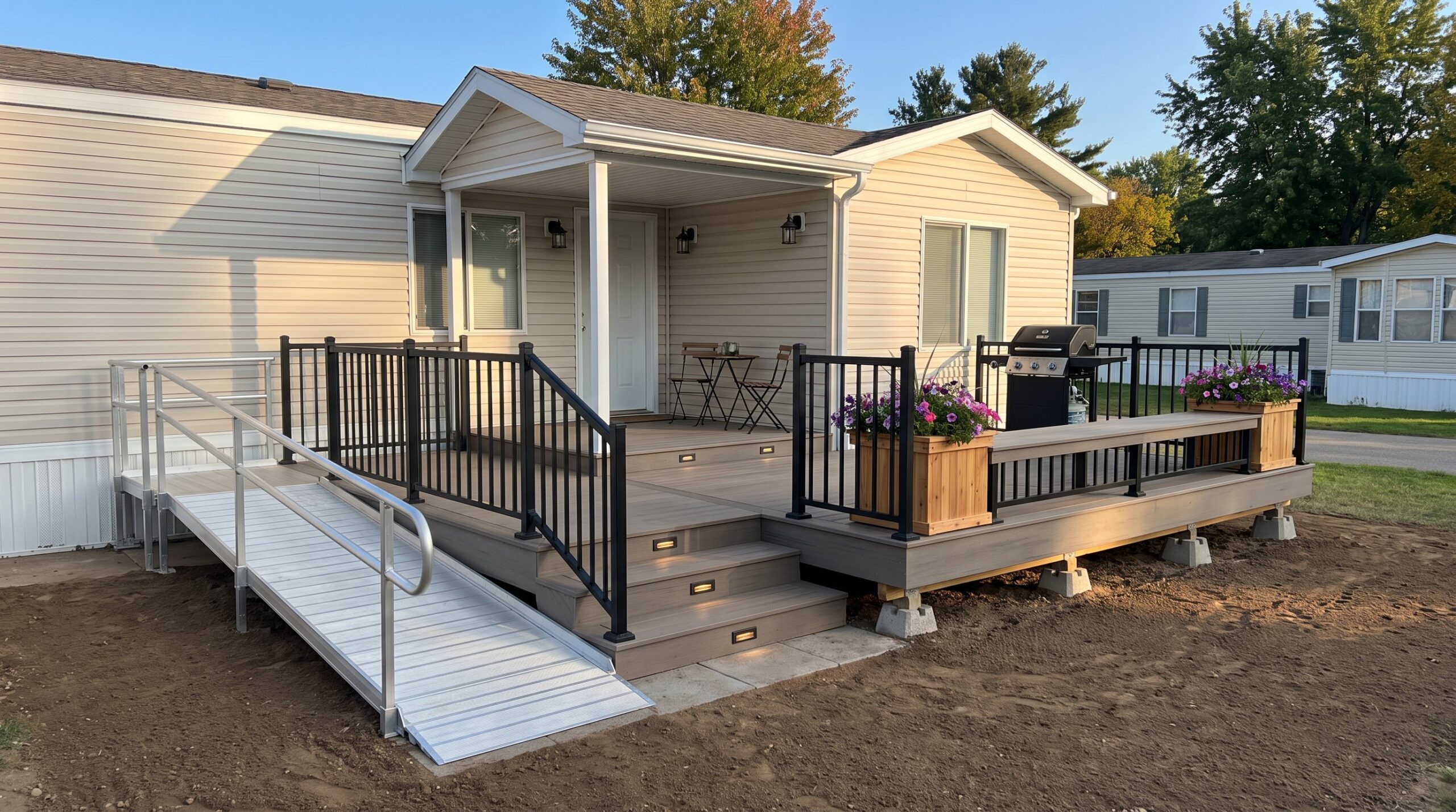 Mobile Home Porch and Deck Ideas