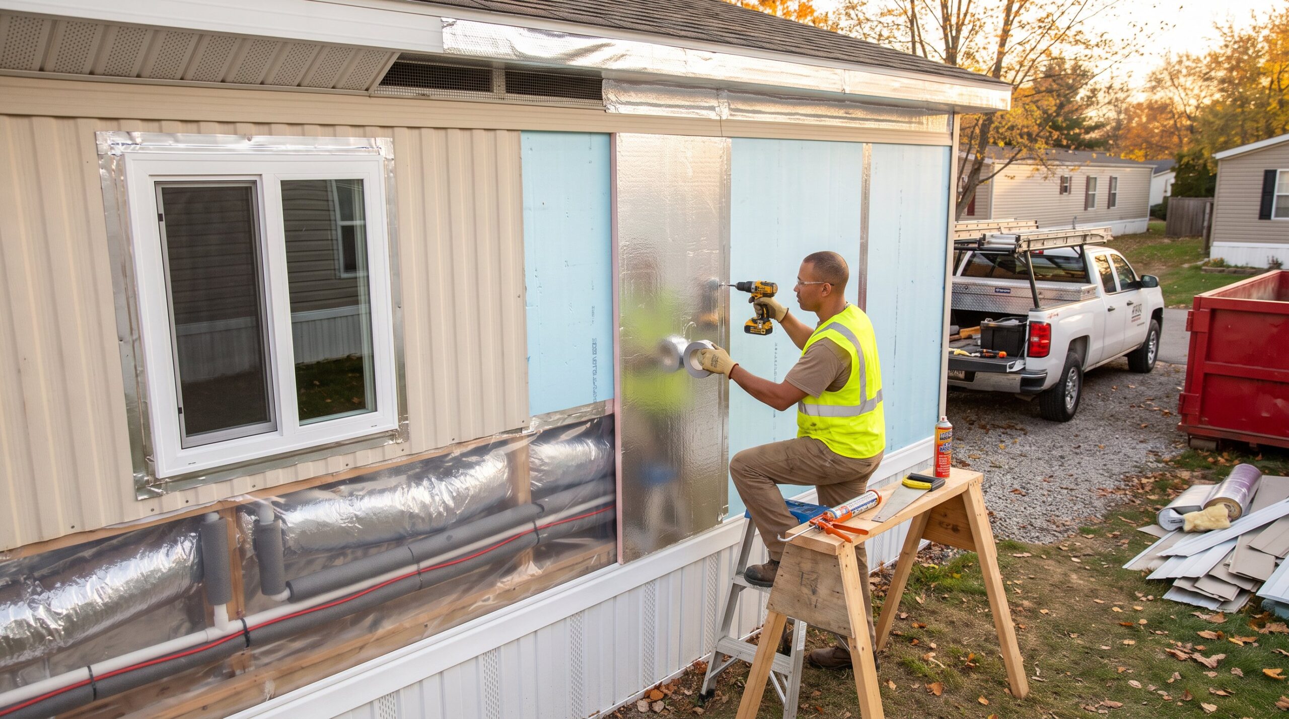 Ways to Improve Mobile Home Exterior Insulation