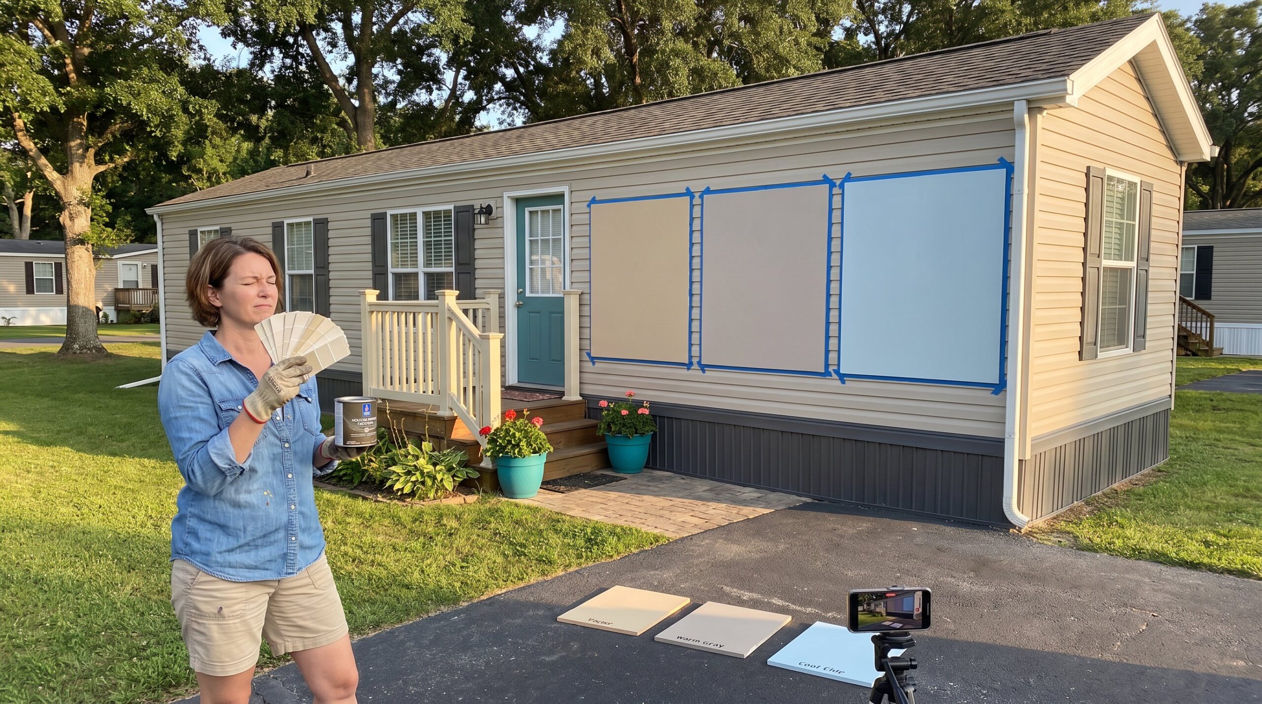 How to Choose Exterior Paint Colors for a Mobile Home