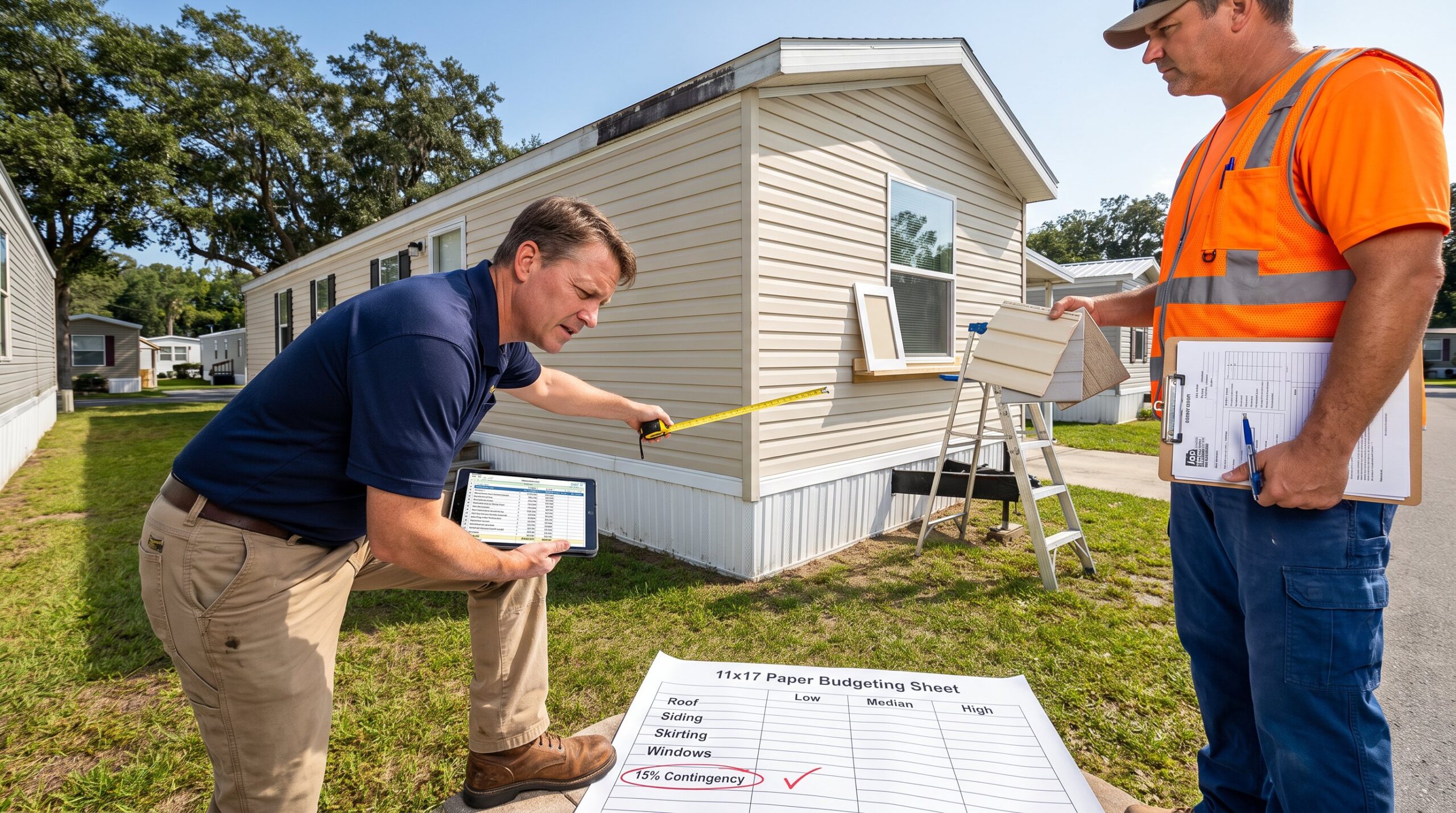 How to Budget for a Mobile Home Exterior Makeover
