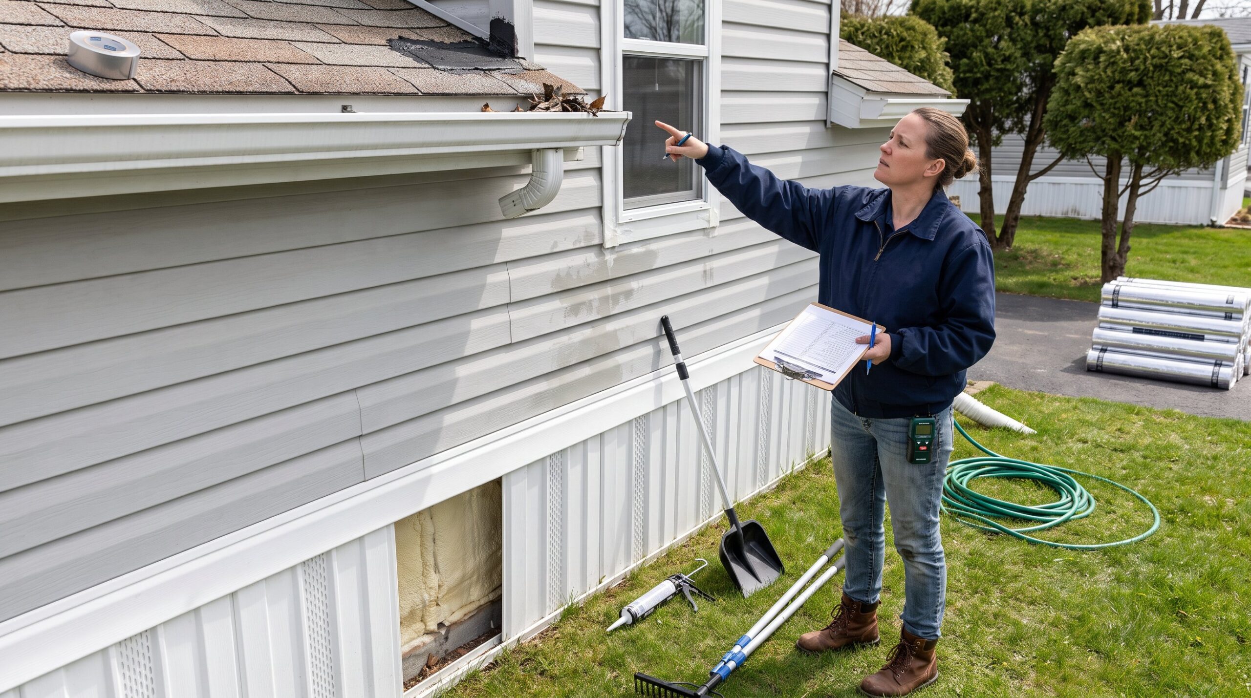 A Seasonal Mobile Home Exterior Maintenance Checklist